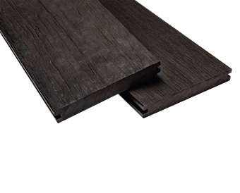 Massivdiele Antik schwarz - beidseitig - 20X140MM