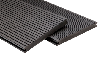 Breitdiele Massiv XL Diele (dunkelgrau) -beidseitig- 20 x 200 mm