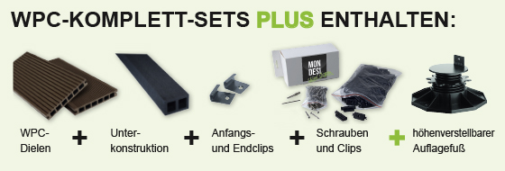 WPC Komplett-Sets PLUS enthalten: komplus